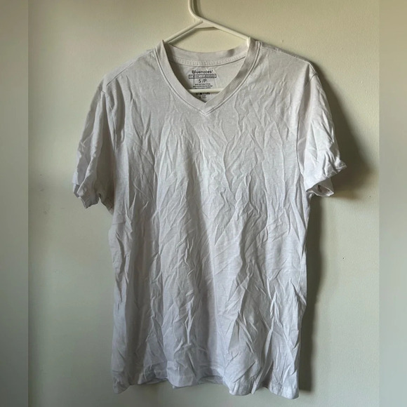 Bluenotes Men’s White V Neck T Shirt - Picture 1 of 3